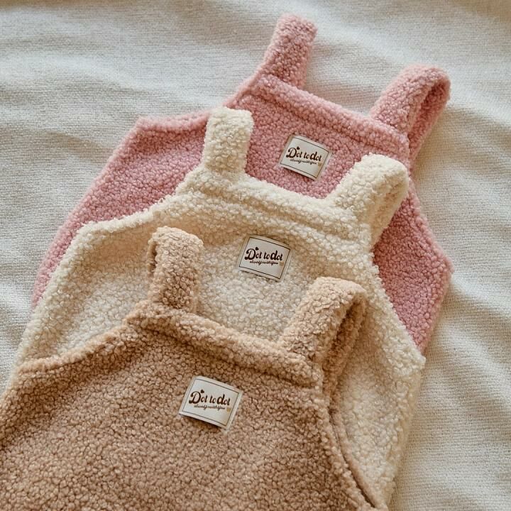 DTD Fluffy可愛咩咩系列-背帶爬服