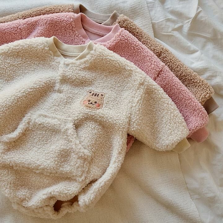 DTD Fluffy可愛咩咩系列-長袖包屁衣