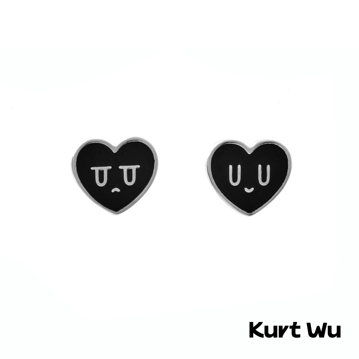 平價飾品,Kurt聯名,鋼飾,愛心,耳環