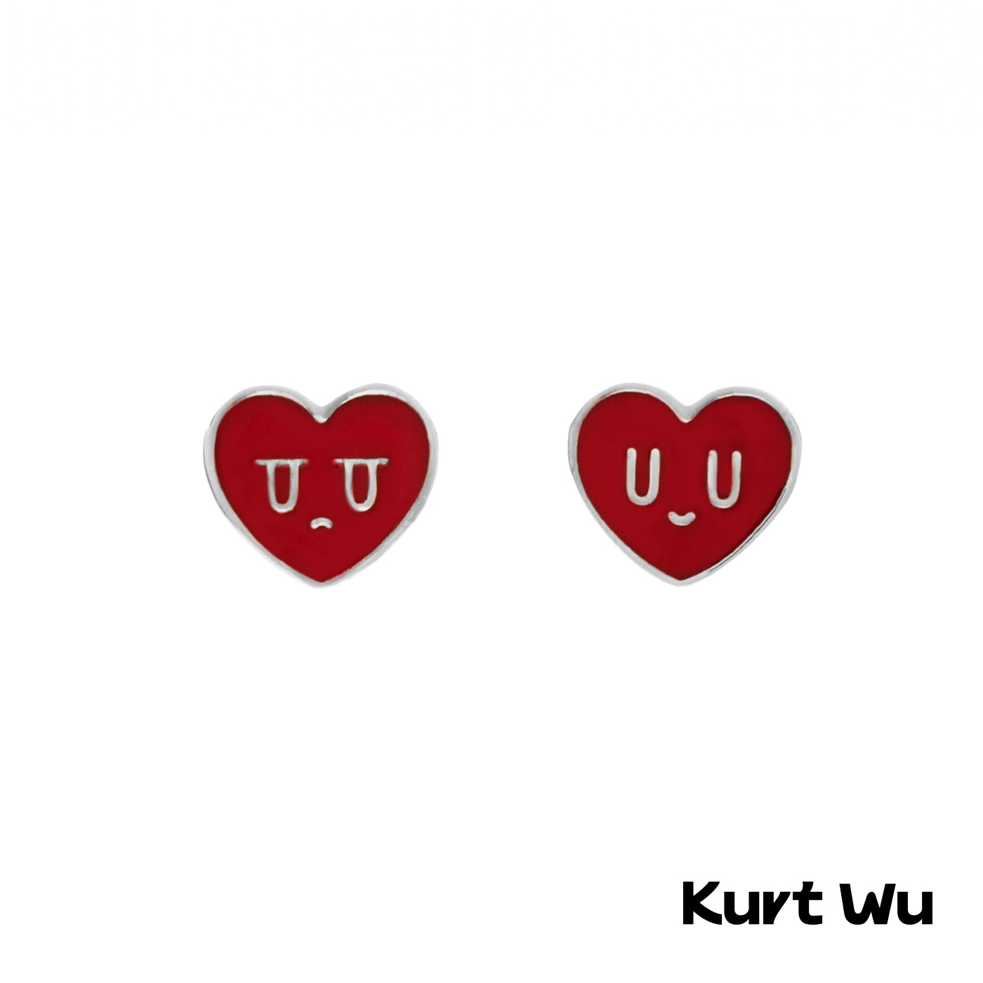平價飾品,Kurt聯名,鋼飾,愛心,耳環