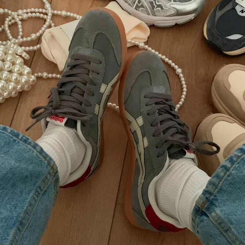 Onitsuka Tiger Tokuten 鬼塚虎 麂皮 德訓鞋 灰酒紅 奶油白 焦糖底