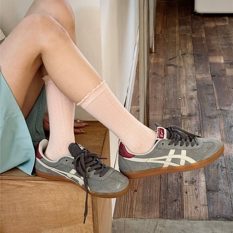 Onitsuka Tiger Tokuten 鬼塚虎 麂皮 德訓鞋 灰酒紅 奶油白 焦糖底