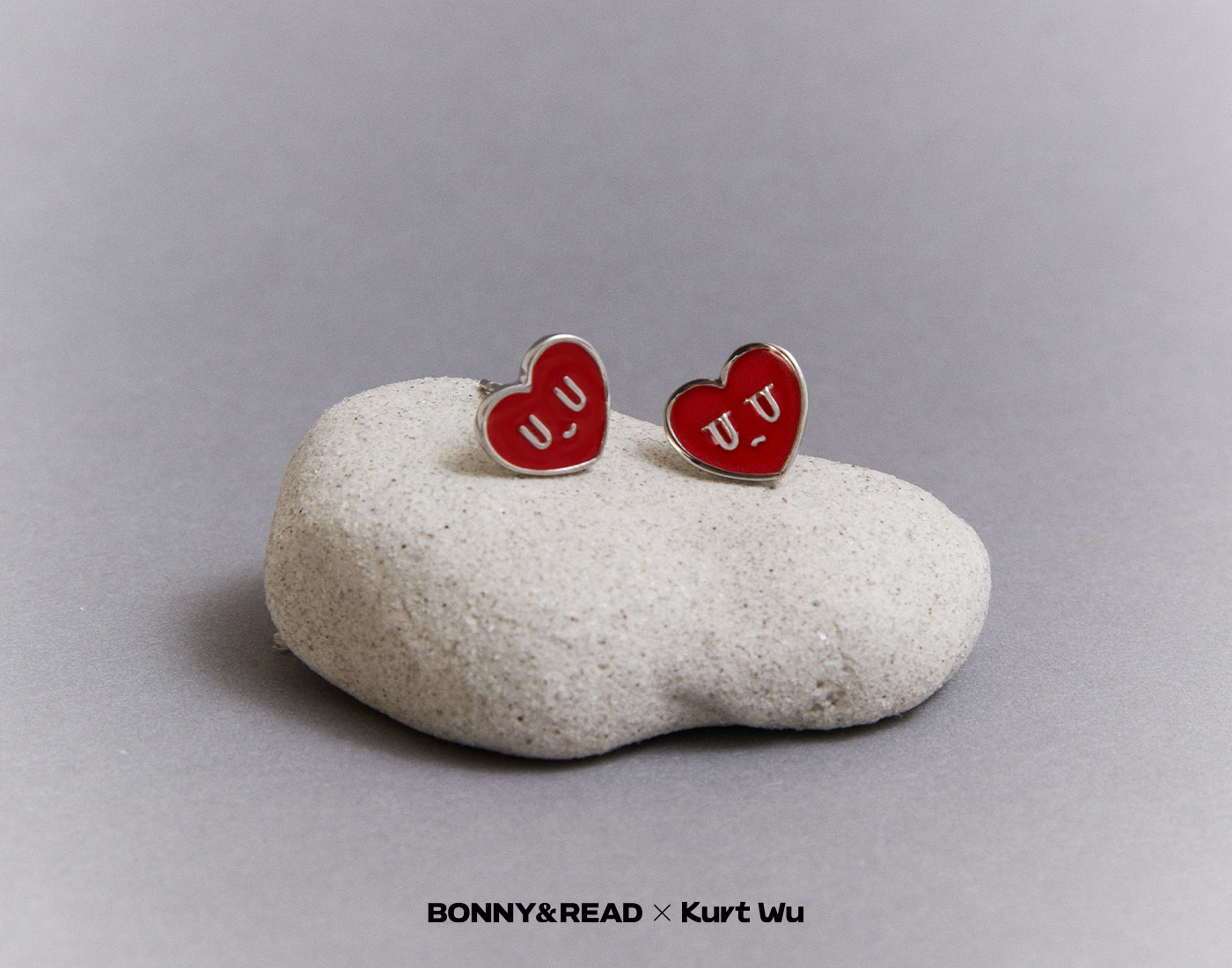kurt聯名,kurt wu,愛心,耳環,earrings
