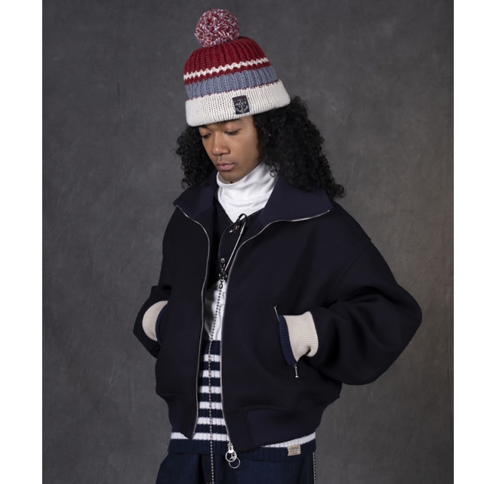 KAPITAL 2024 A/W FLANNEL ZIP BEACON BLOUSON - PRE ORDER ITEM (預訂中)