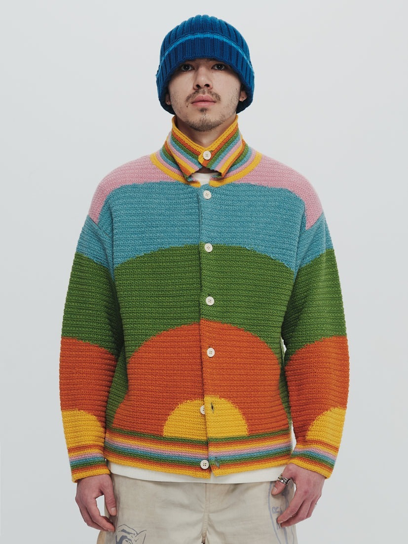 Plateau Rainbow knit shirt