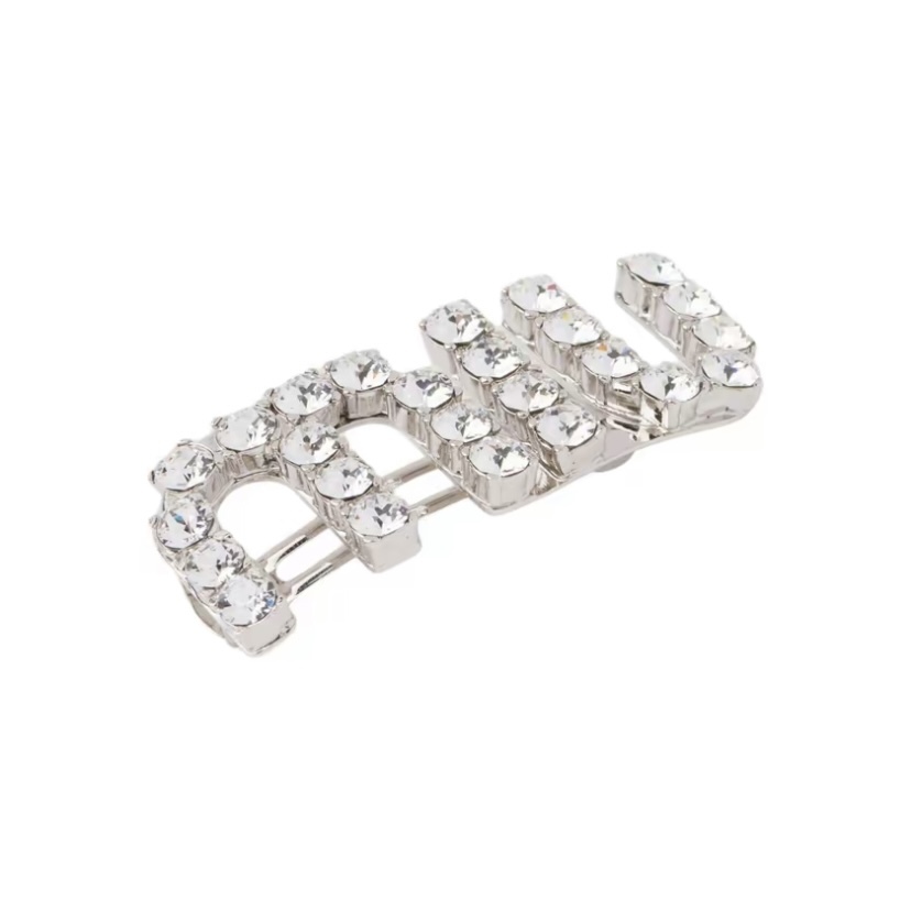 MIU MIU 水晶髮夾鋼/水晶