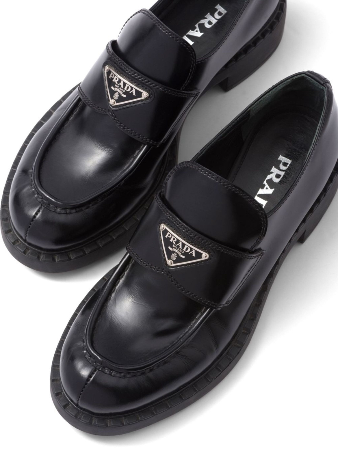 PRADA｜ (1D246M 3KY8 F0046) Prada Women's Loafers 1D246M 3KY8 F0046 123528786 | eBay