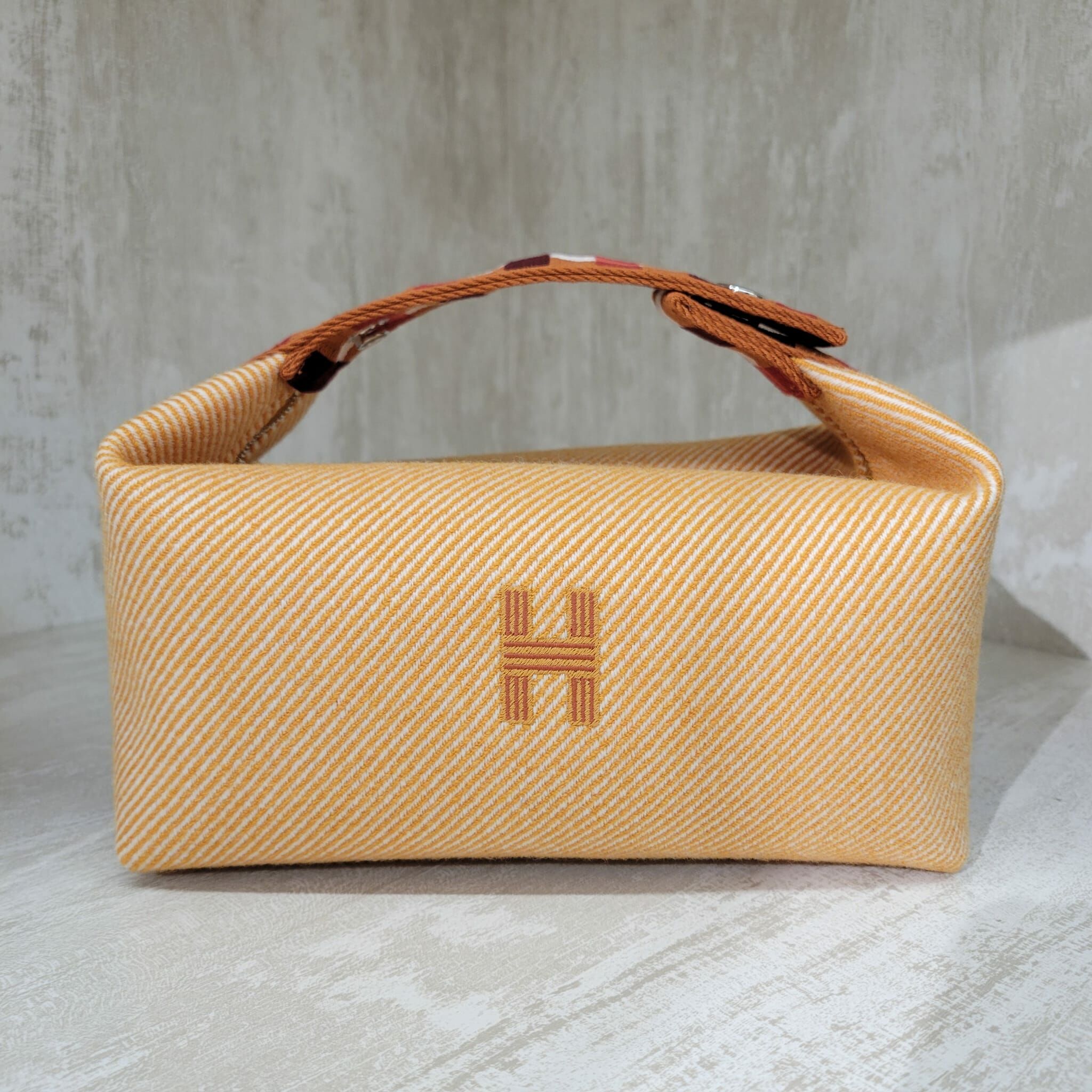 HERMES Bride-a-Brac au Carre case fauve  (ORANGE/BROWN) 飯盒包
