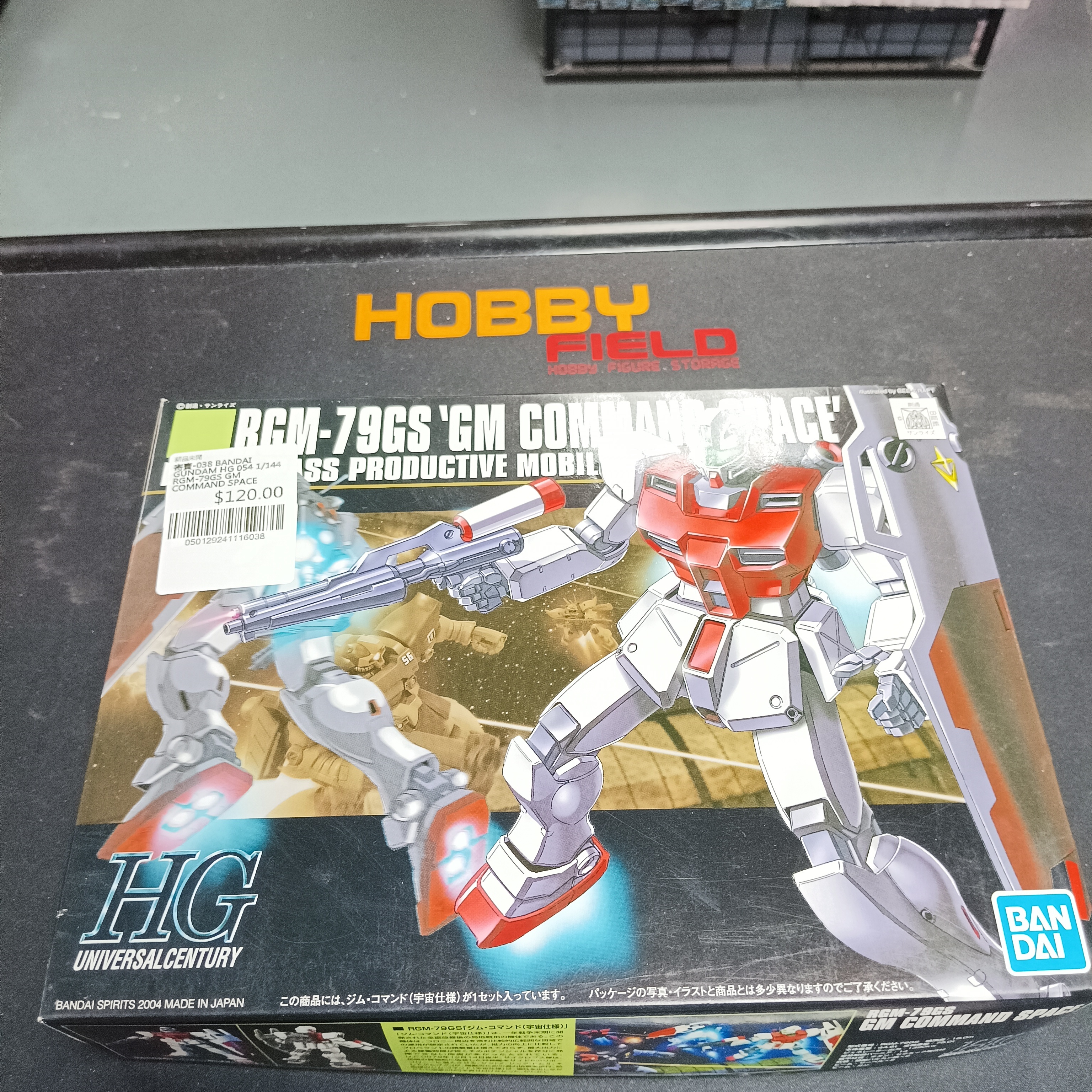 寄賣-038 BANDAI GUNDAM HG 054 1/144 RGM-79GS GM COMMAND SPACE