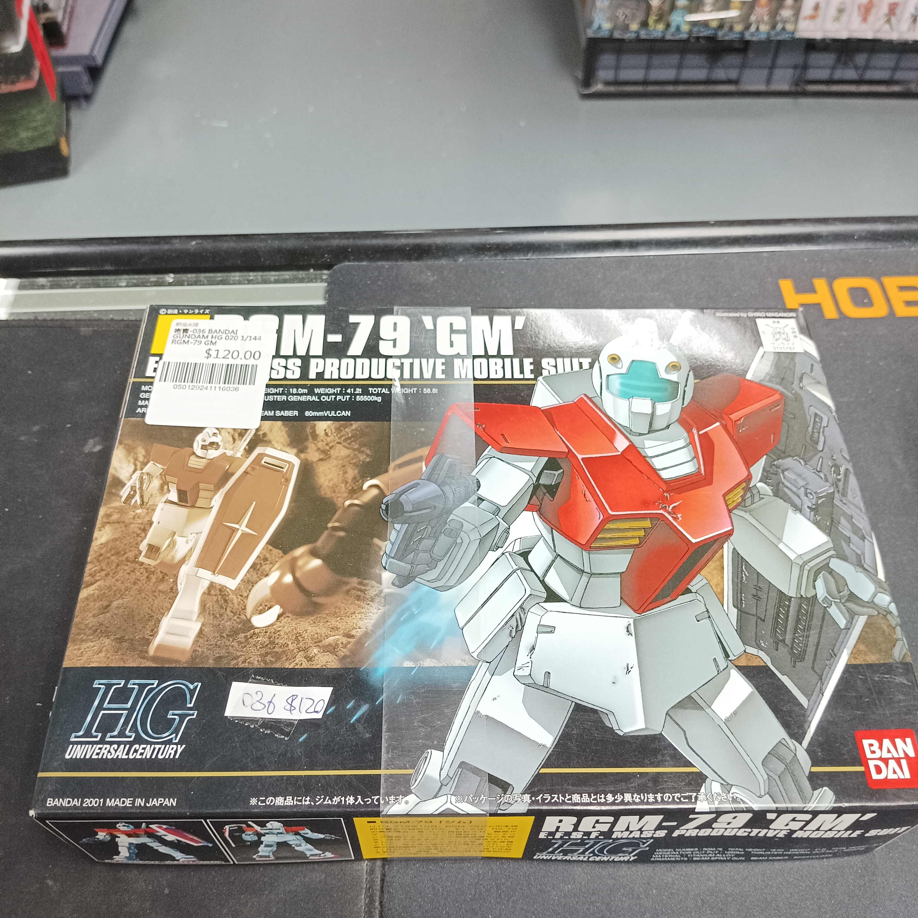 寄賣-036 BANDAI GUNDAM HG 020 1/144 RGM-79 GM