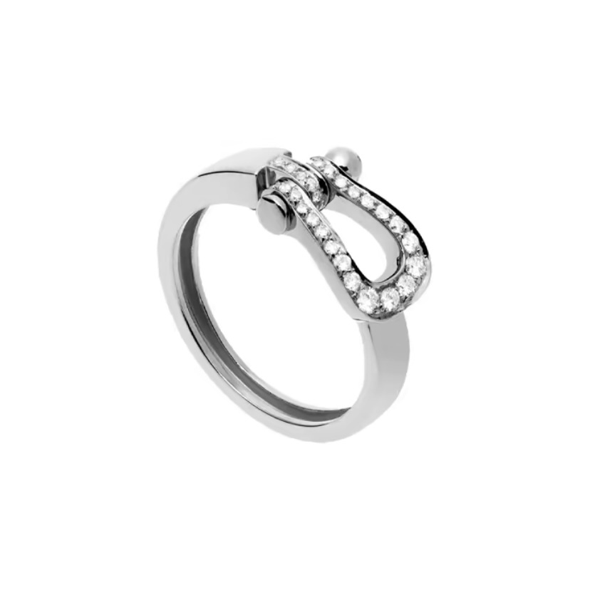 FRED Force 10 18k 中型鑽石戒指