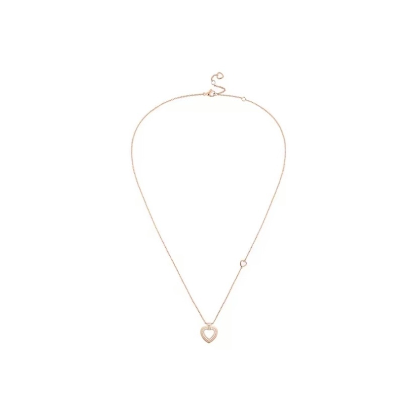 FRED Pretty Woman 18K白金和鑽石小型頸鏈