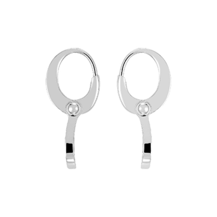 FRED Force 10 系列耳環 18k白金與鑽石