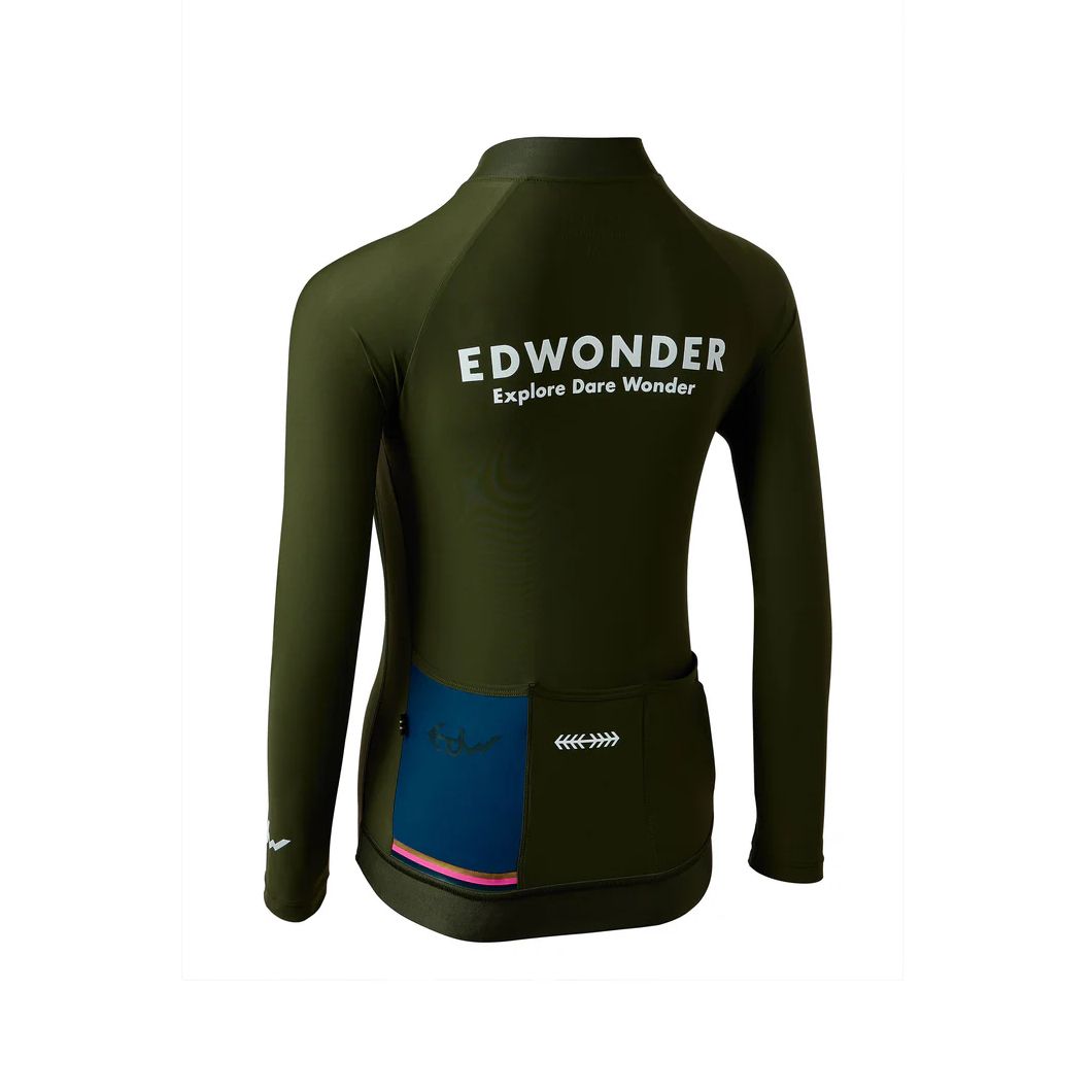EdWonder EdW Edition 長袖騎行服 - 雪伍德綠