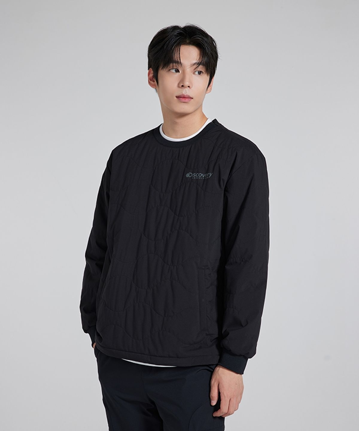 【代購】Discovery 探索 男 Woven Quilted 梭織 格紋 長袖 衛衣 DMMT79046