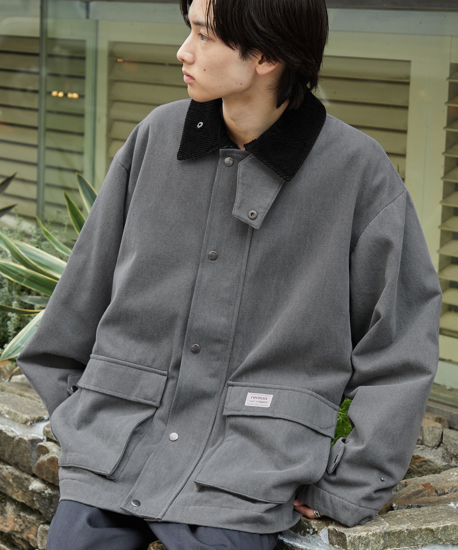 🇯🇵 MONO-MART 狩獵外套 燈芯絨 立領 夾克 秋冬 保暖 / 現貨✨