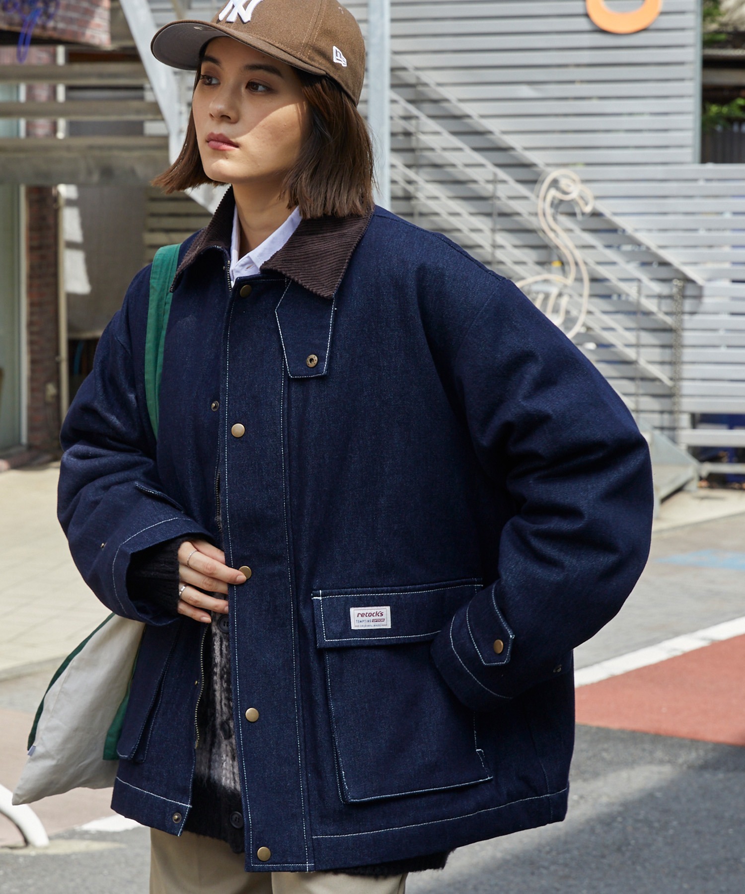 🇯🇵 MONO-MART 狩獵外套 燈芯絨 立領 夾克 秋冬 保暖 / 現貨✨