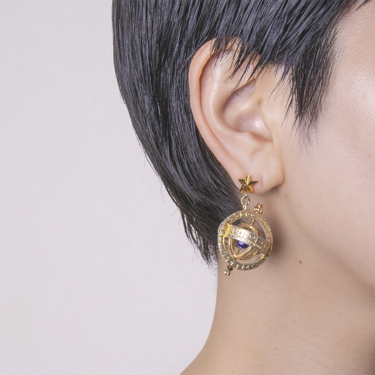 天球儀耳環