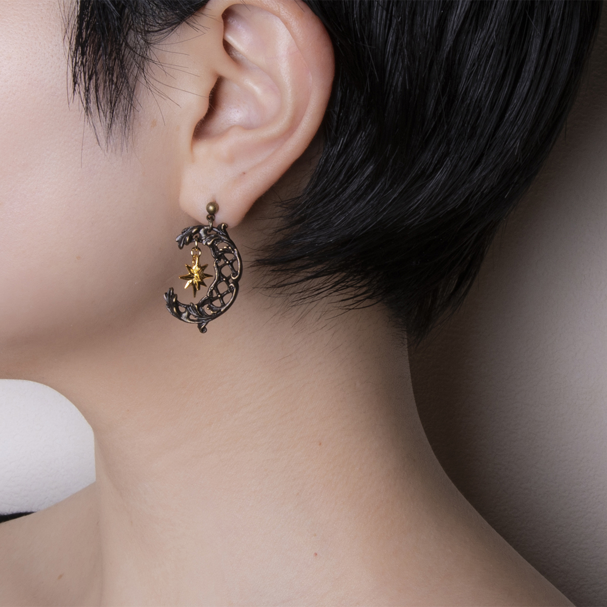 新月耳環