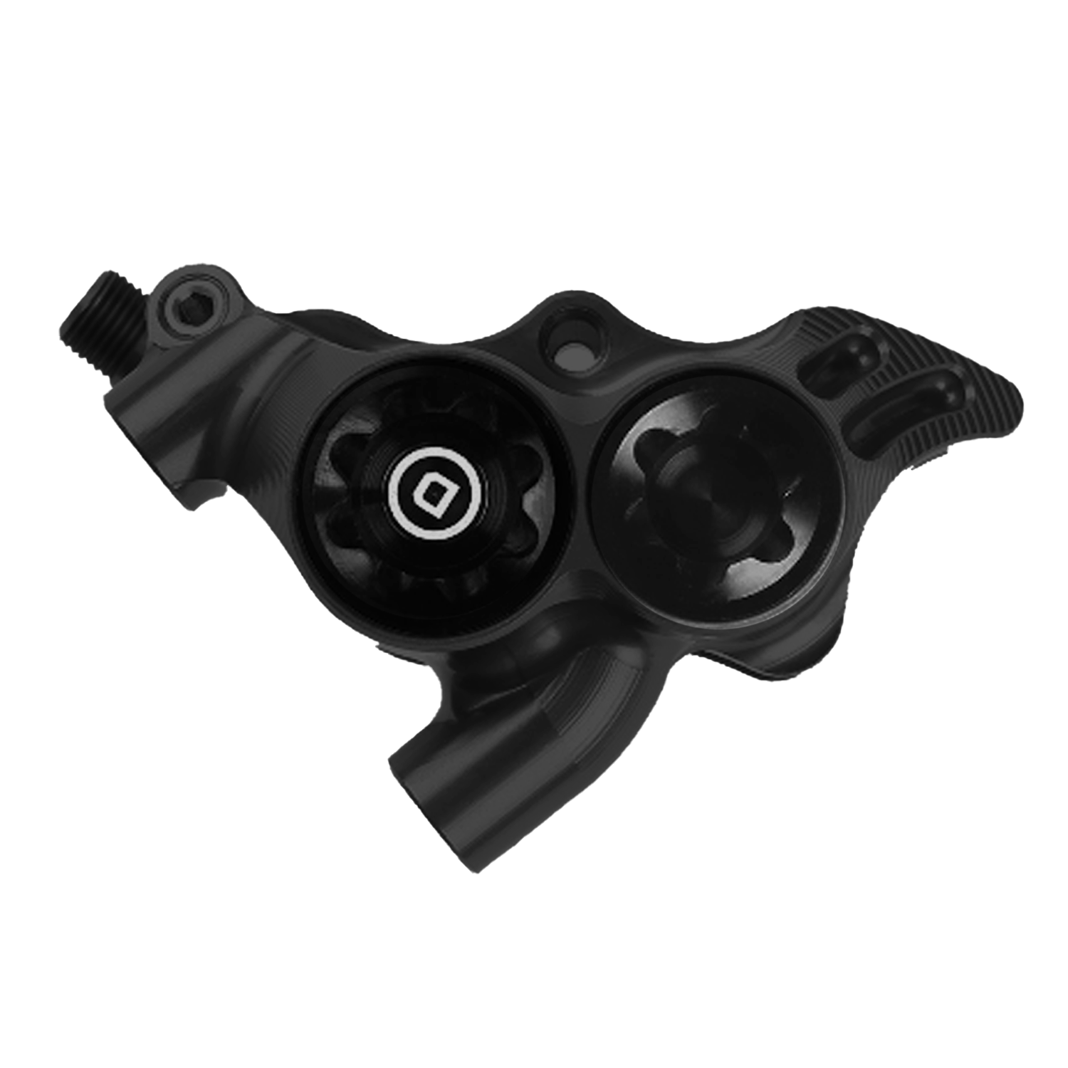 【Hope】RX4+ 4活塞 公路車改裝卡鉗 - 黑色 / 一車份