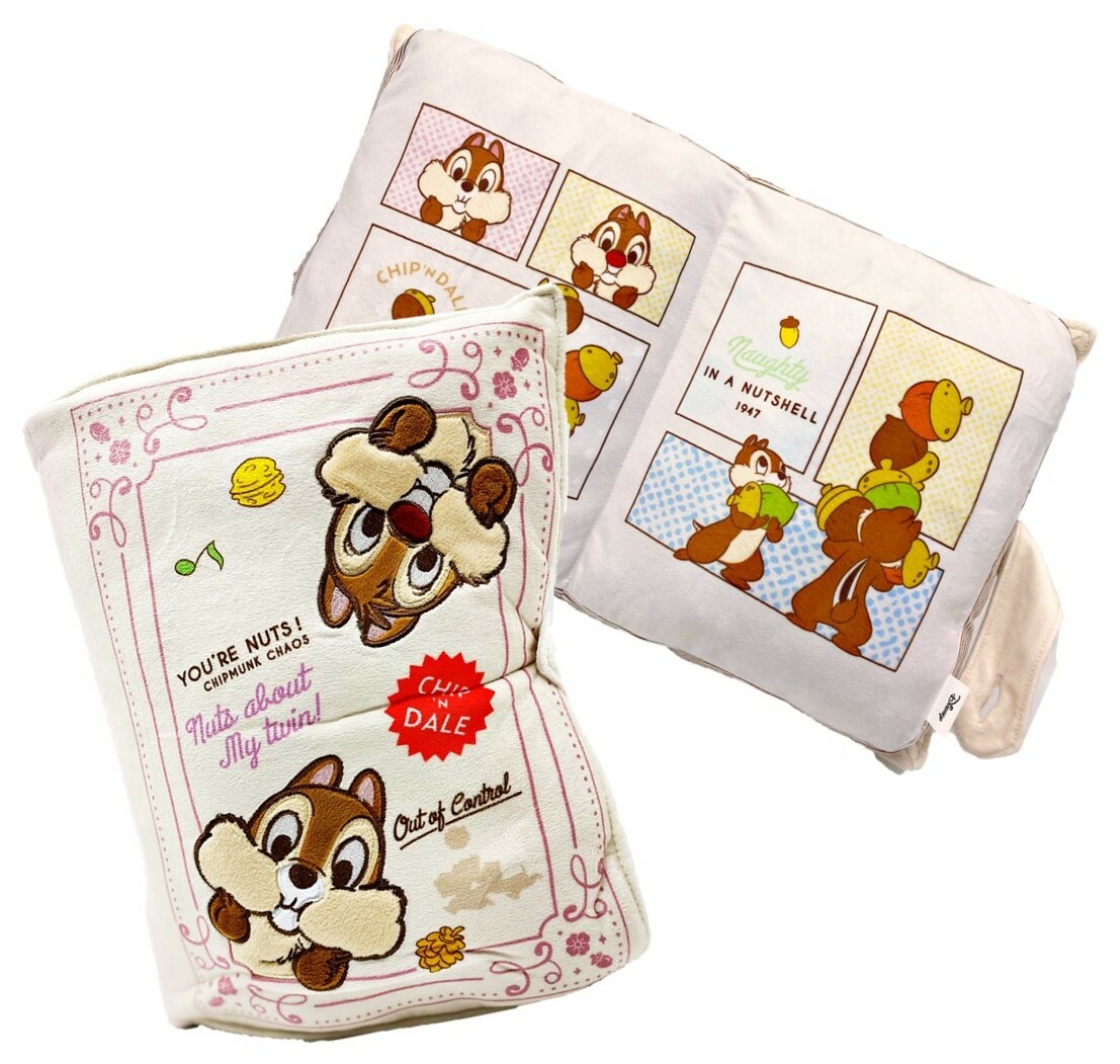 迪士尼鋼牙與大鼻- 書型造形抱枕靠墊 | 攬枕 (可打開)