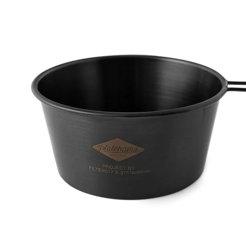 Naughty Camp 日製黑化提耳碗-帳篷