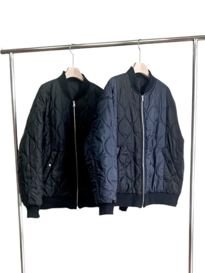 暗紋拉鍊外套(雙面) WTVR-014JK