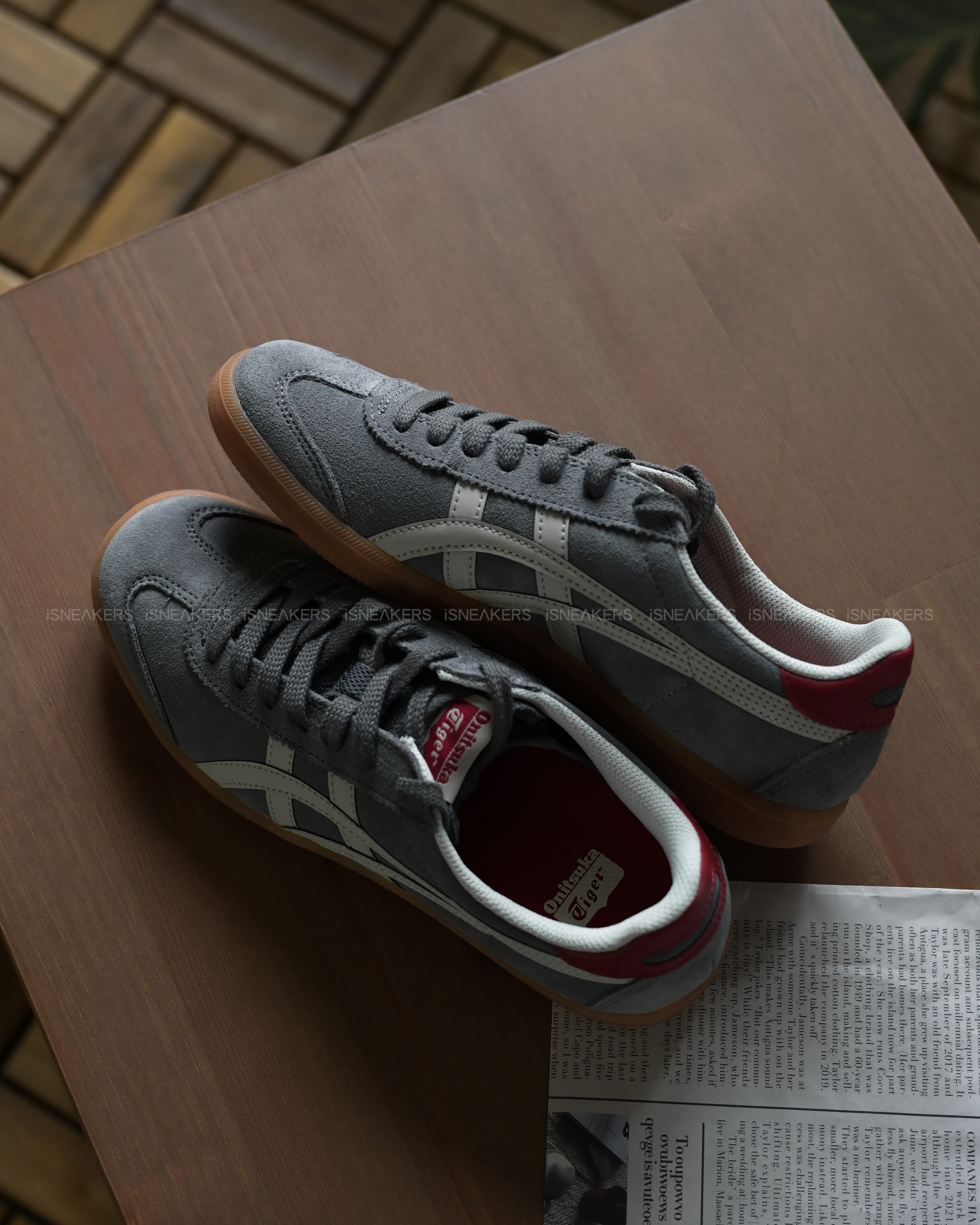 iSNEAKERS｜Onitsuka Tiger Tokuten 鬼塚虎灰紅1183C254-020