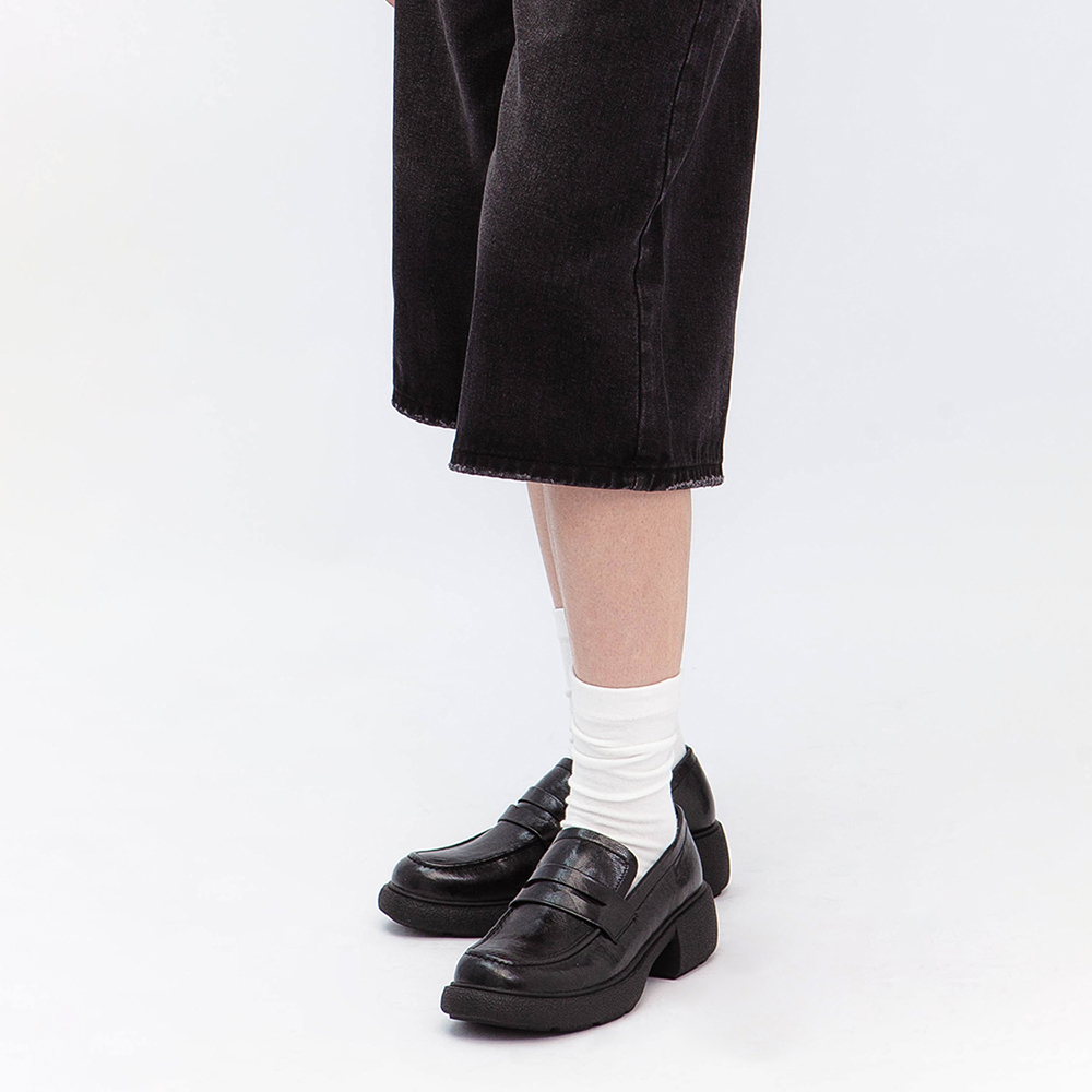 復古厚底樂福鞋