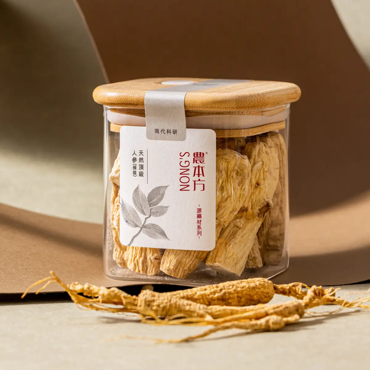 農本方® 天然頂級「六年根」人參 (條裝) 155克