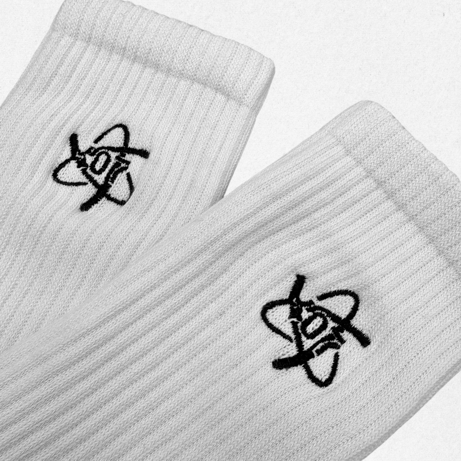 《407》#厚系列 / 407品牌刺繡光圈長襪