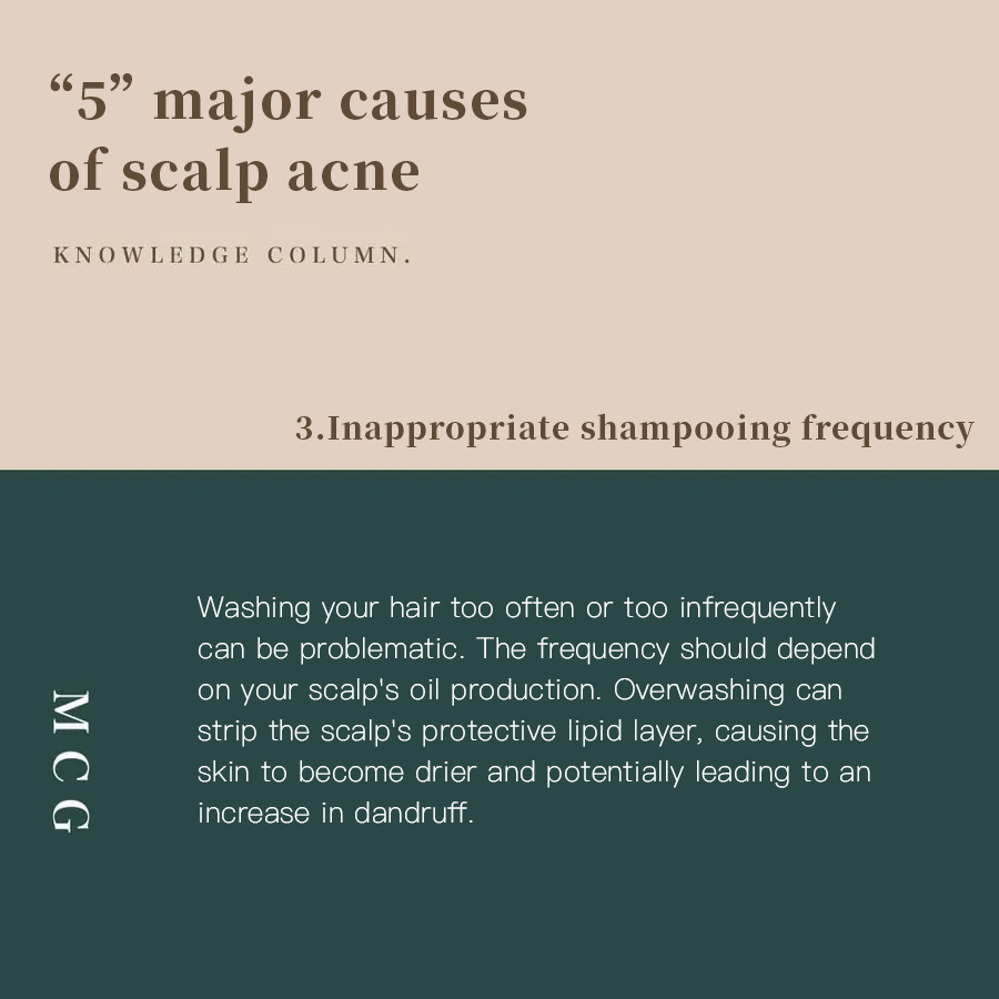 Seasonal Scalp Itch Causes - Improper Shampooing Frequency