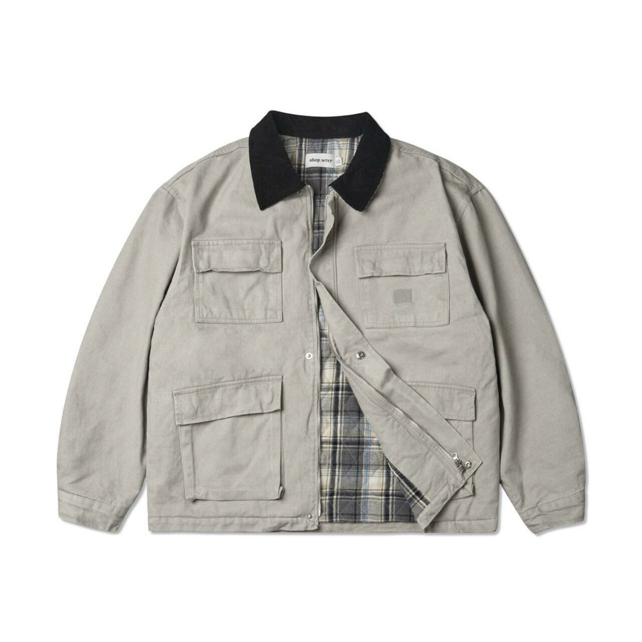 反領拉鍊外套 WTVR-017JK