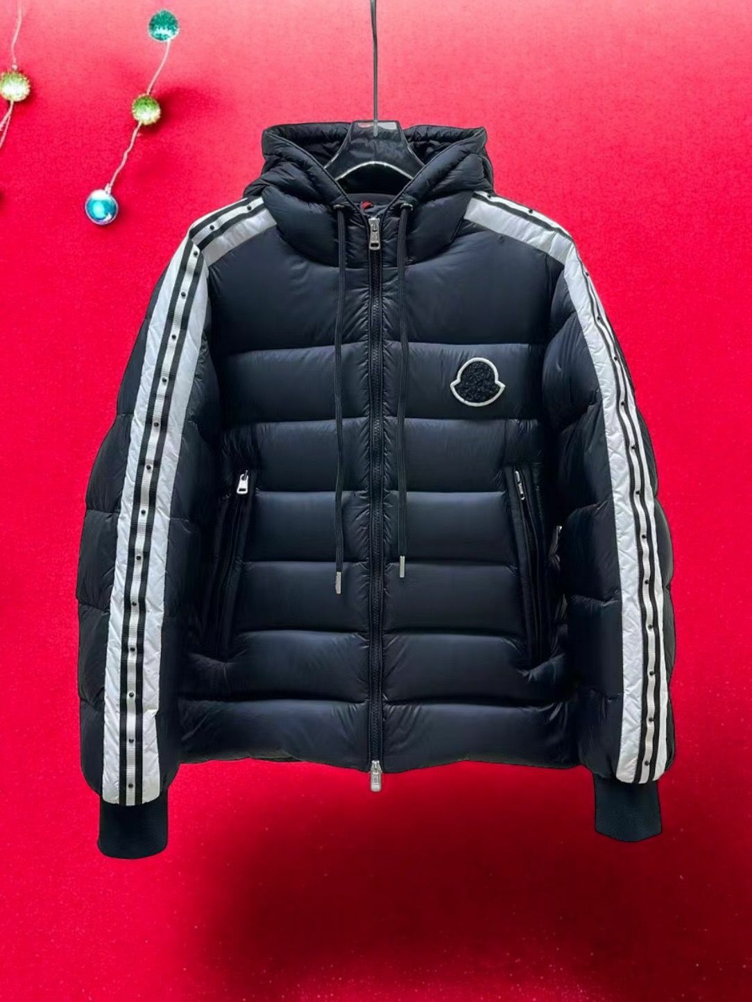 MONCLER - Sttellaire 貼花軟布料羽絨外套