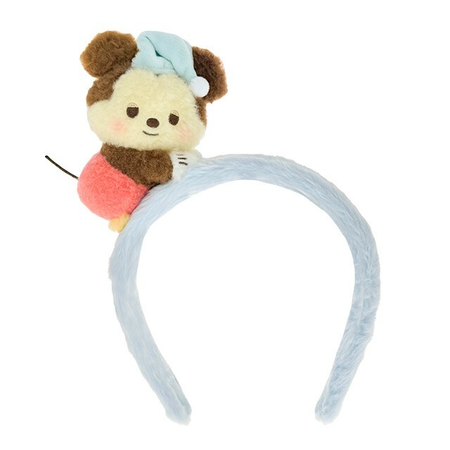 Dreamy afternoon 系列 米奇 Mickey 趴趴 造型  絨毛 髮圈 髮箍 -香港迪士尼樂園