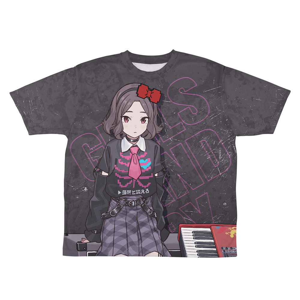 Cospa 1125 描き下ろし 海老塚智 両面フルグラフィックTシャツ アー写Ver. [ガールズバンドクライ]