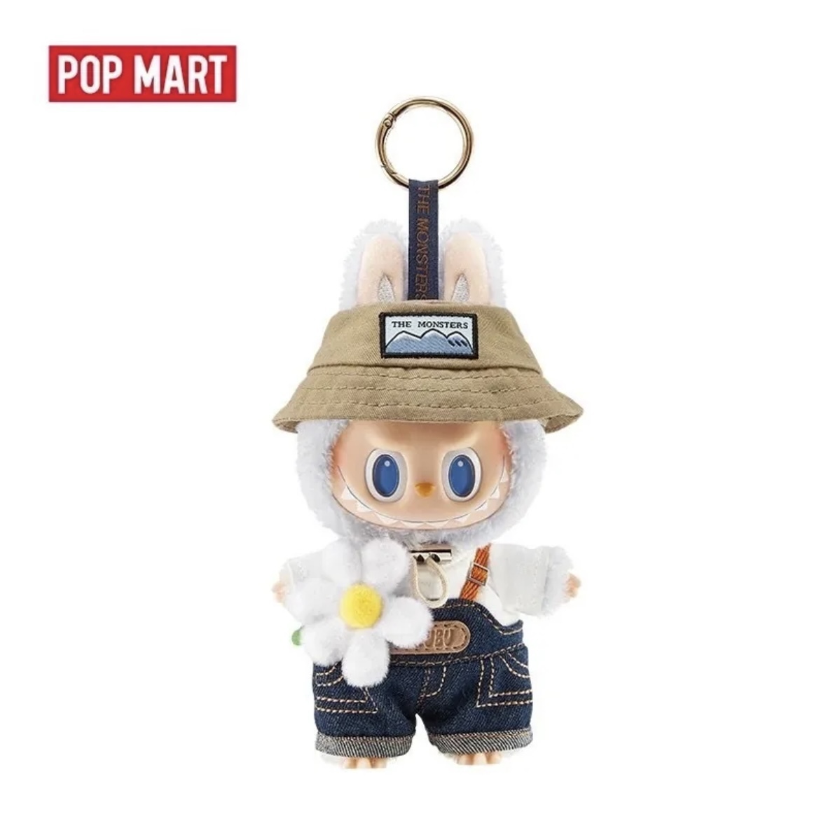 Labubu 小春野 POP MART 泡泡瑪特THE MONSTERS LABUBU 春天野在家系列小春野搪膠毛绒