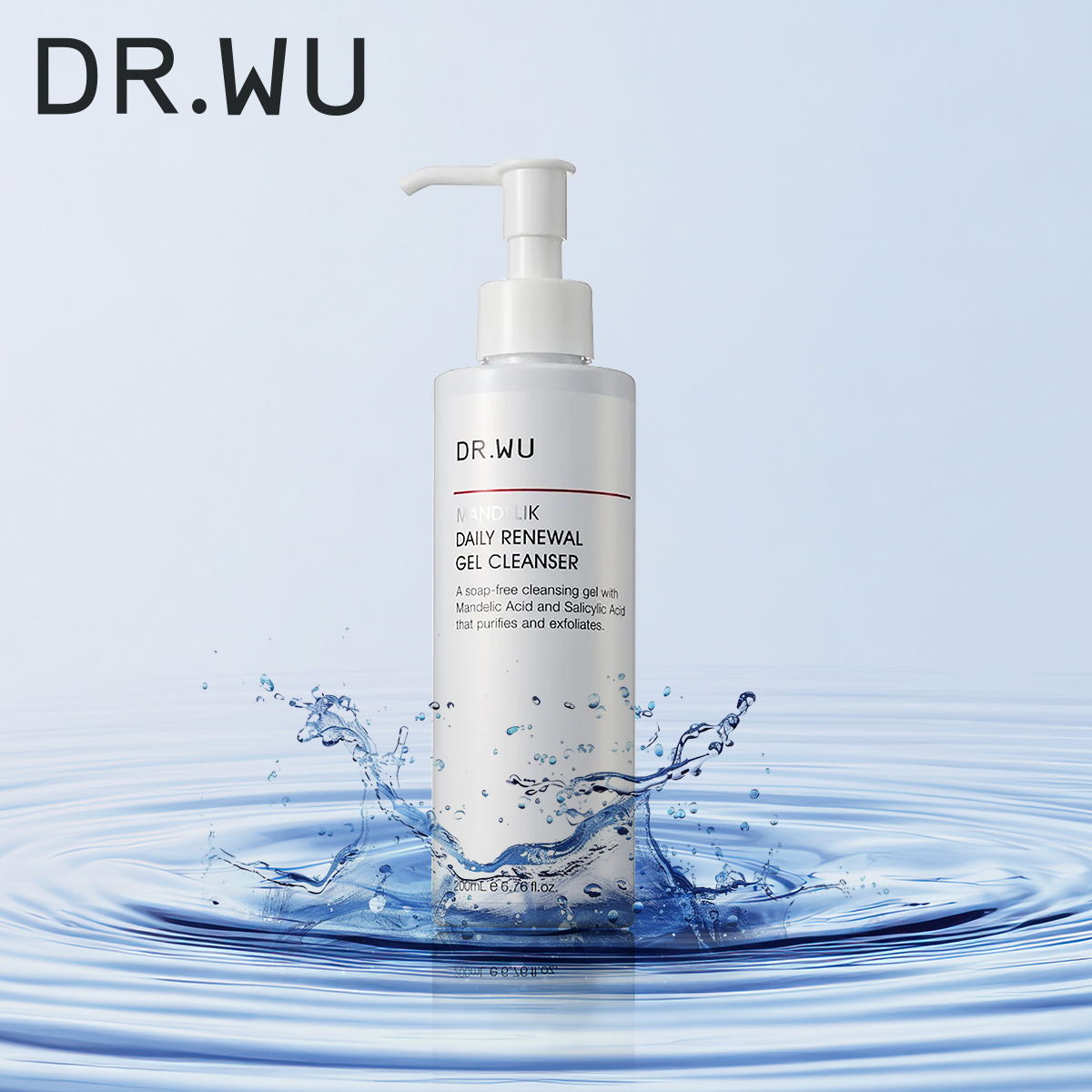 DR WU 杏仁酸溫和煥膚潔膚露200ML