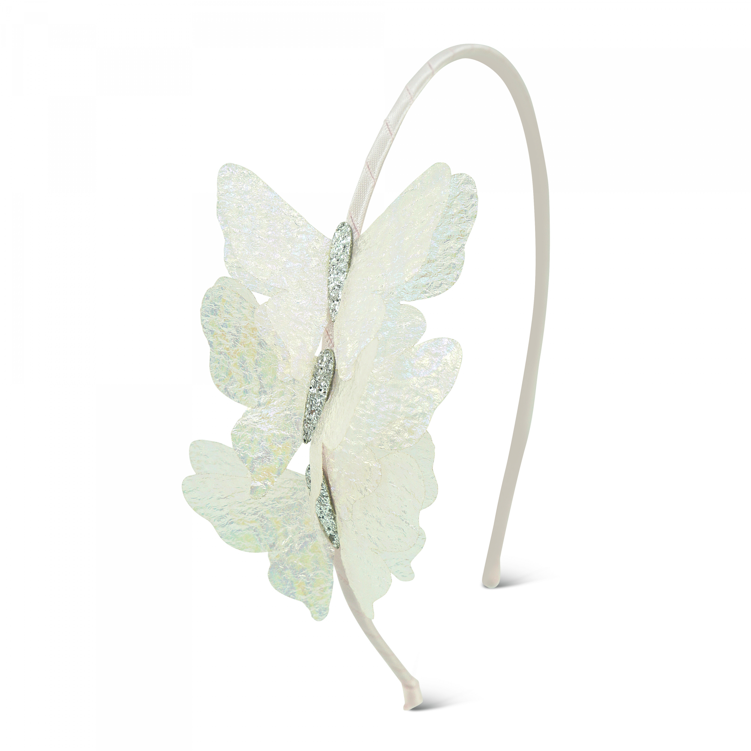 〖 Milk x Soda 〗白色蝴蝶翩翩髮箍