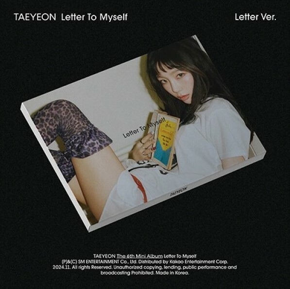 International Shipping TAEYEON - 6th Mini Album Letter