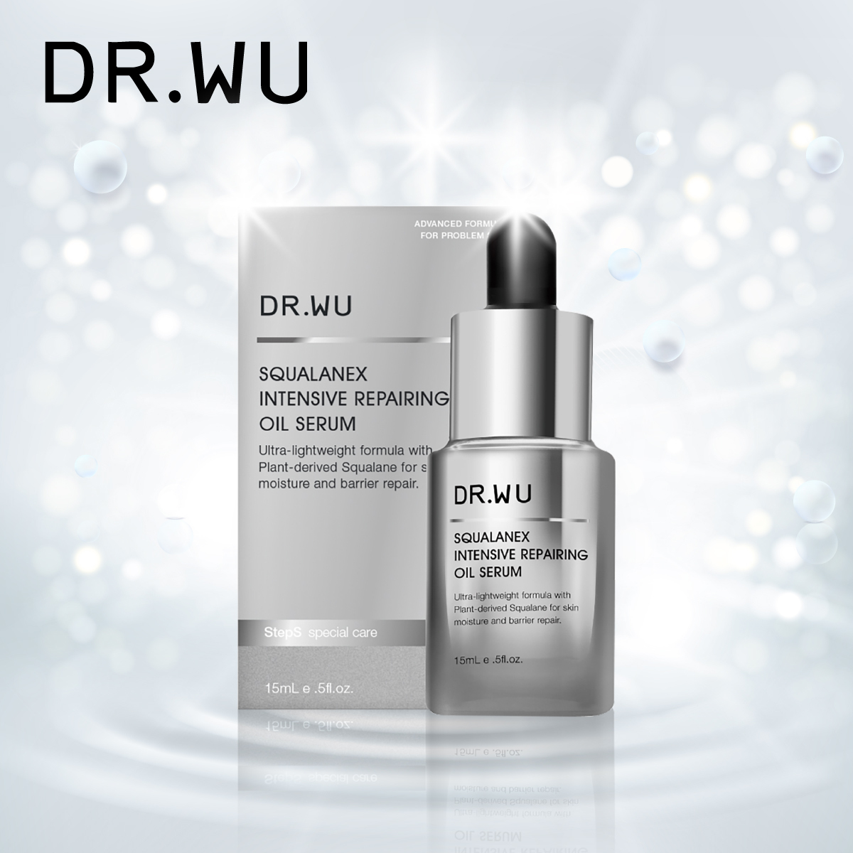 DR WU角鯊潤澤修復精華油30ML