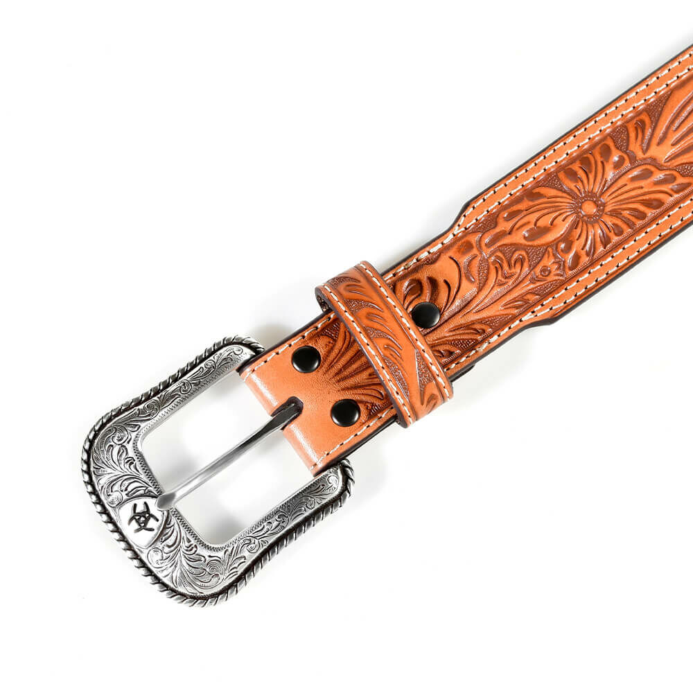 美式雕花 真皮皮帶 潮牌真皮皮帶-新品