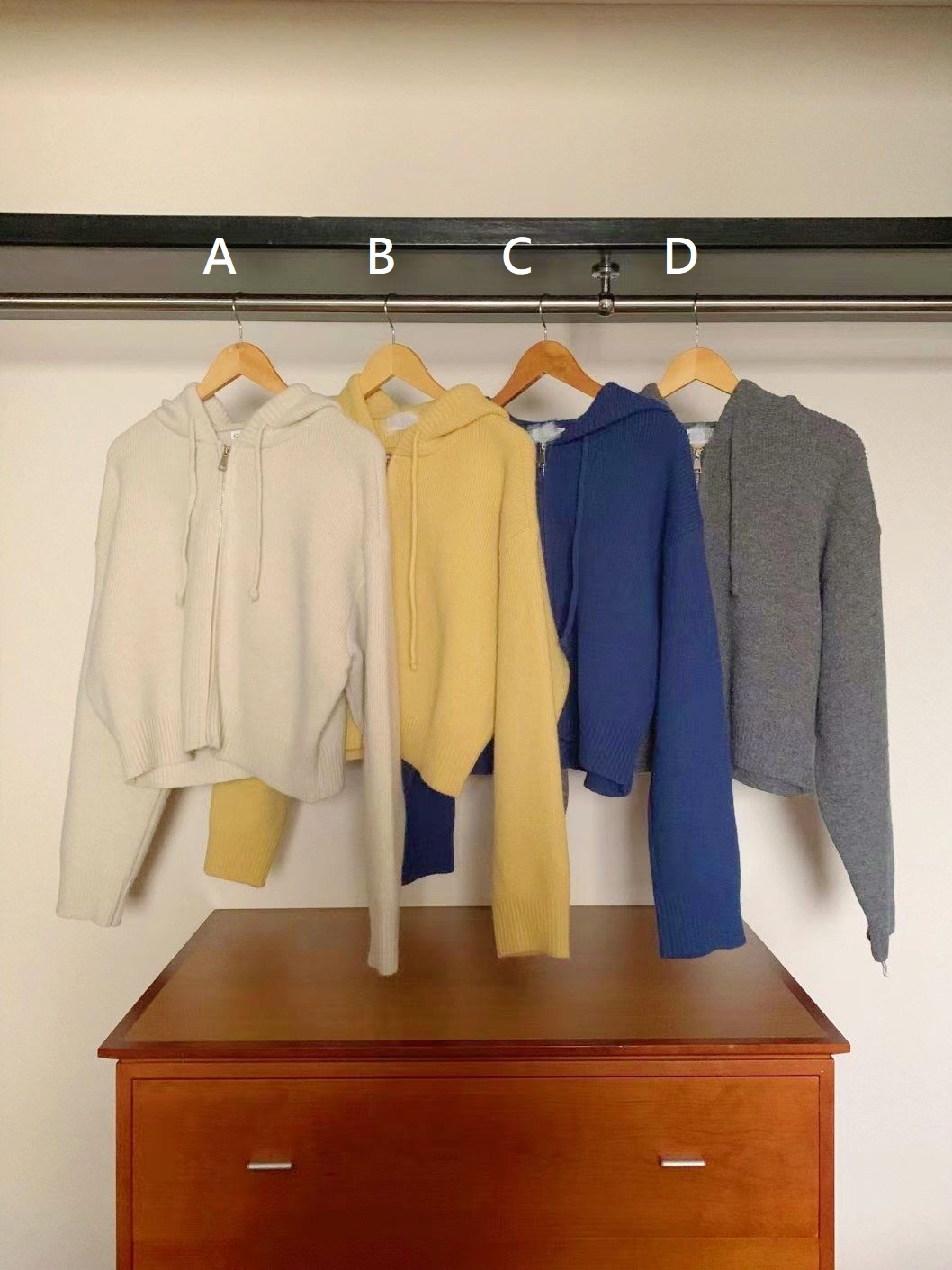 JK#14493🤎蝙蝠袖超顯瘦短版連帽外套