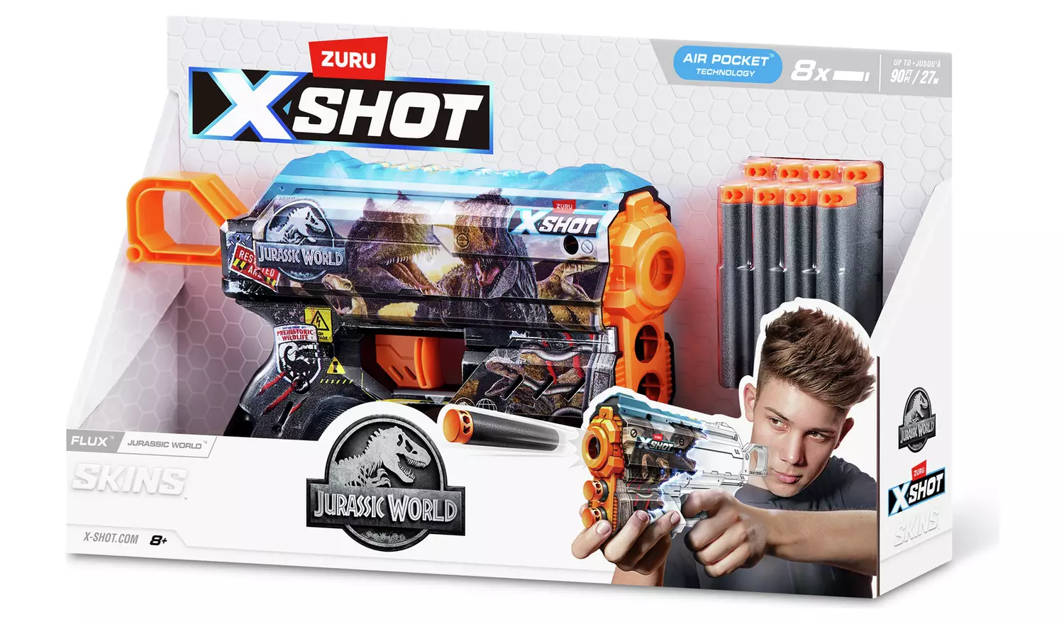 《 ZURU 》 X-Shot 塗裝系列-侏儸紀世界Flux