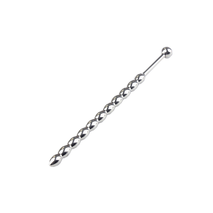 金屬馬眼尿道刺激擴張入侵 11接連珠 (6mm/8mm)
