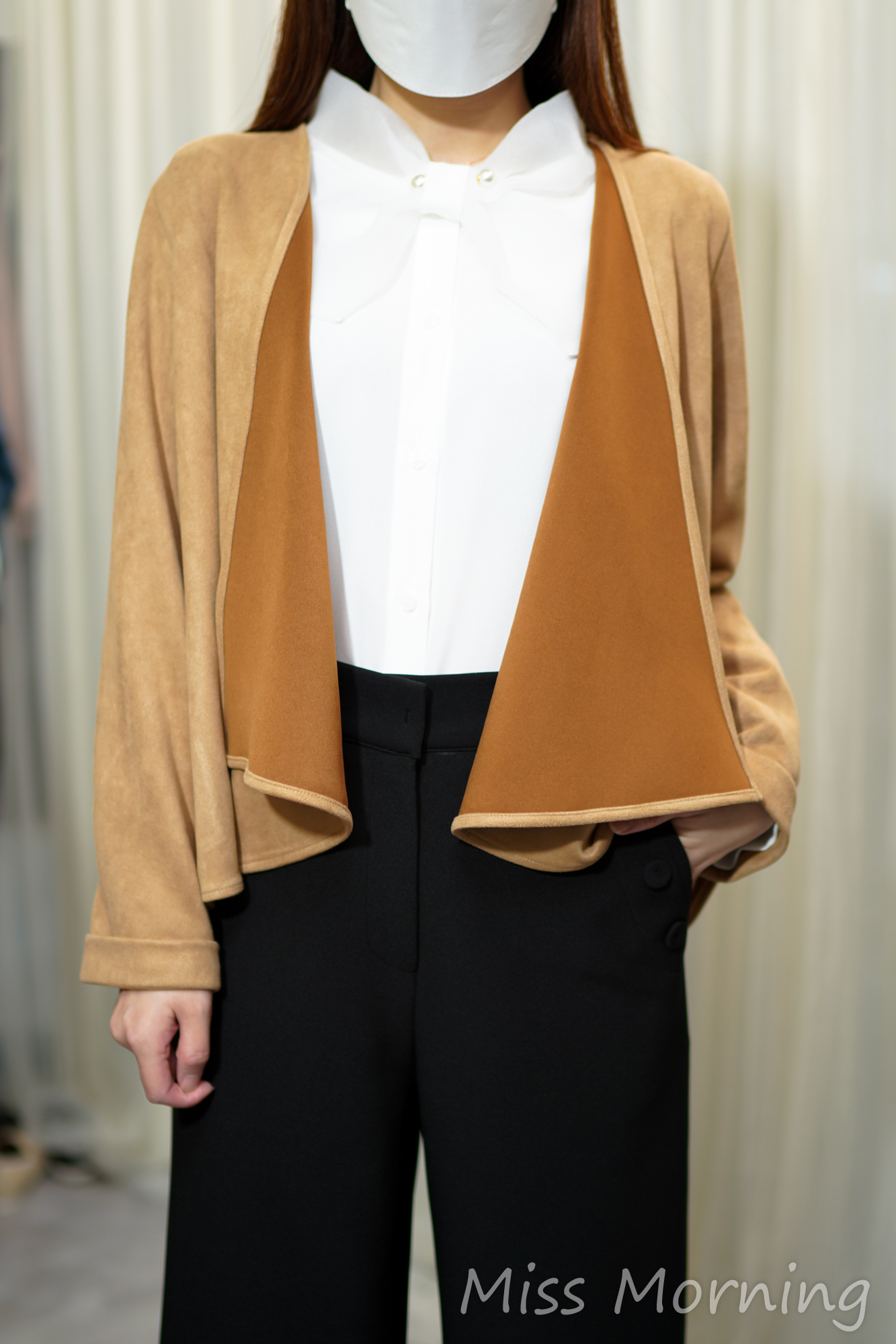 高質薄猄料層次外套(14297)