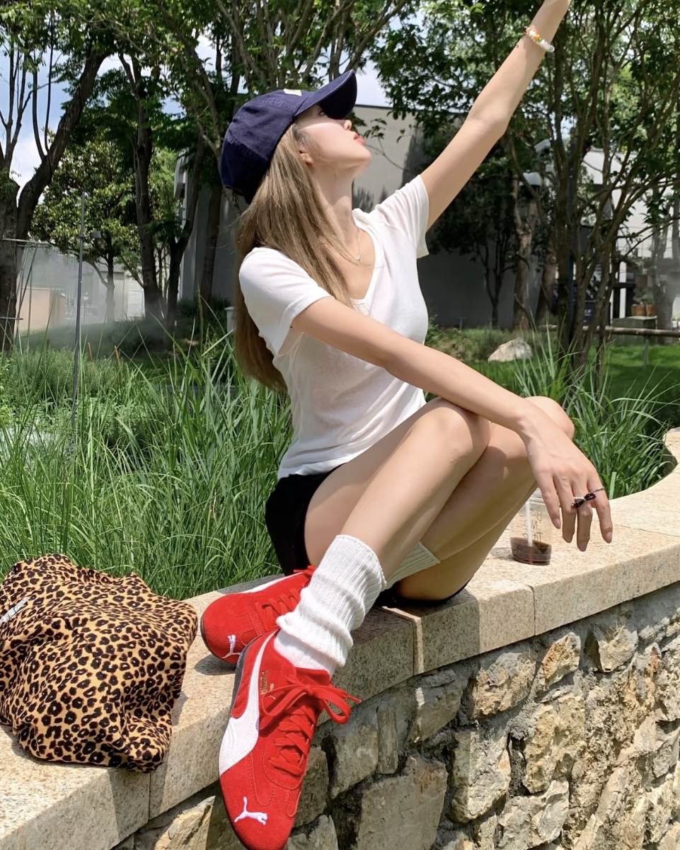 <現貨秒出>Puma Speedcat Ls High Risk Red 賽車鞋 Rosé朴彩英同款 麂皮 復古紅