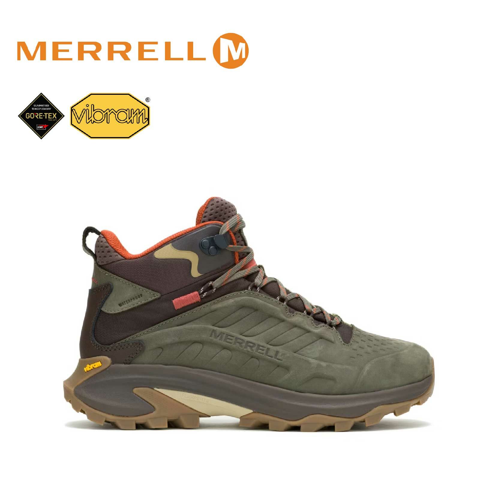MERRELL 美國 MOAB SPEED 2 LTR MID WATERPEOOF 男 中筒登山鞋 橄欖綠 32ML037781