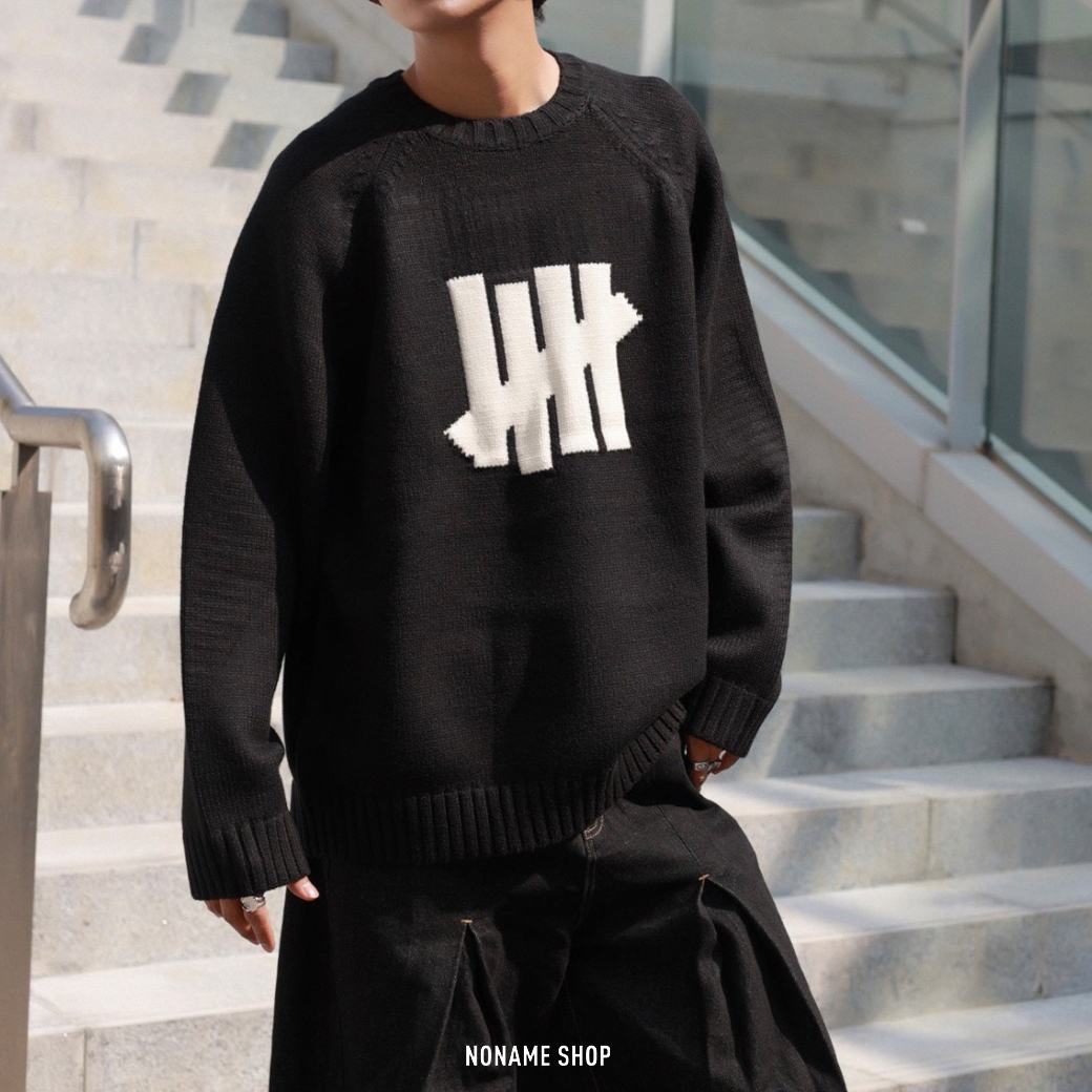 UNDEFEATED 經典 LOGO 針織 長袖 兩色 (男款)