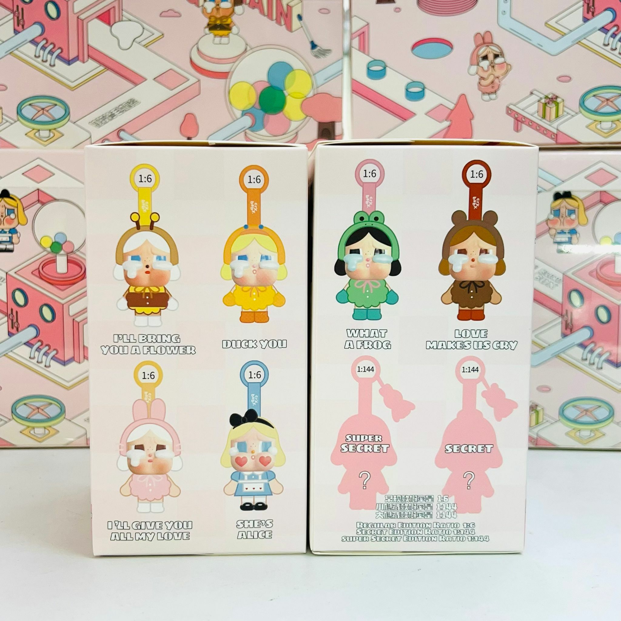 CRYBABY眼淚工廠系列-搪膠臉毛絨盲盒 (POP MART)